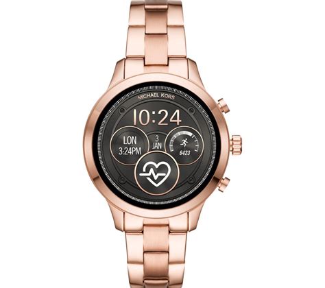 michael kors runway smartwatch woman|rose gold mk smart watch.